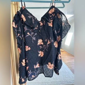 Paige open shoulder top